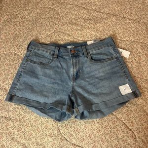 Old navy blue jean shorts